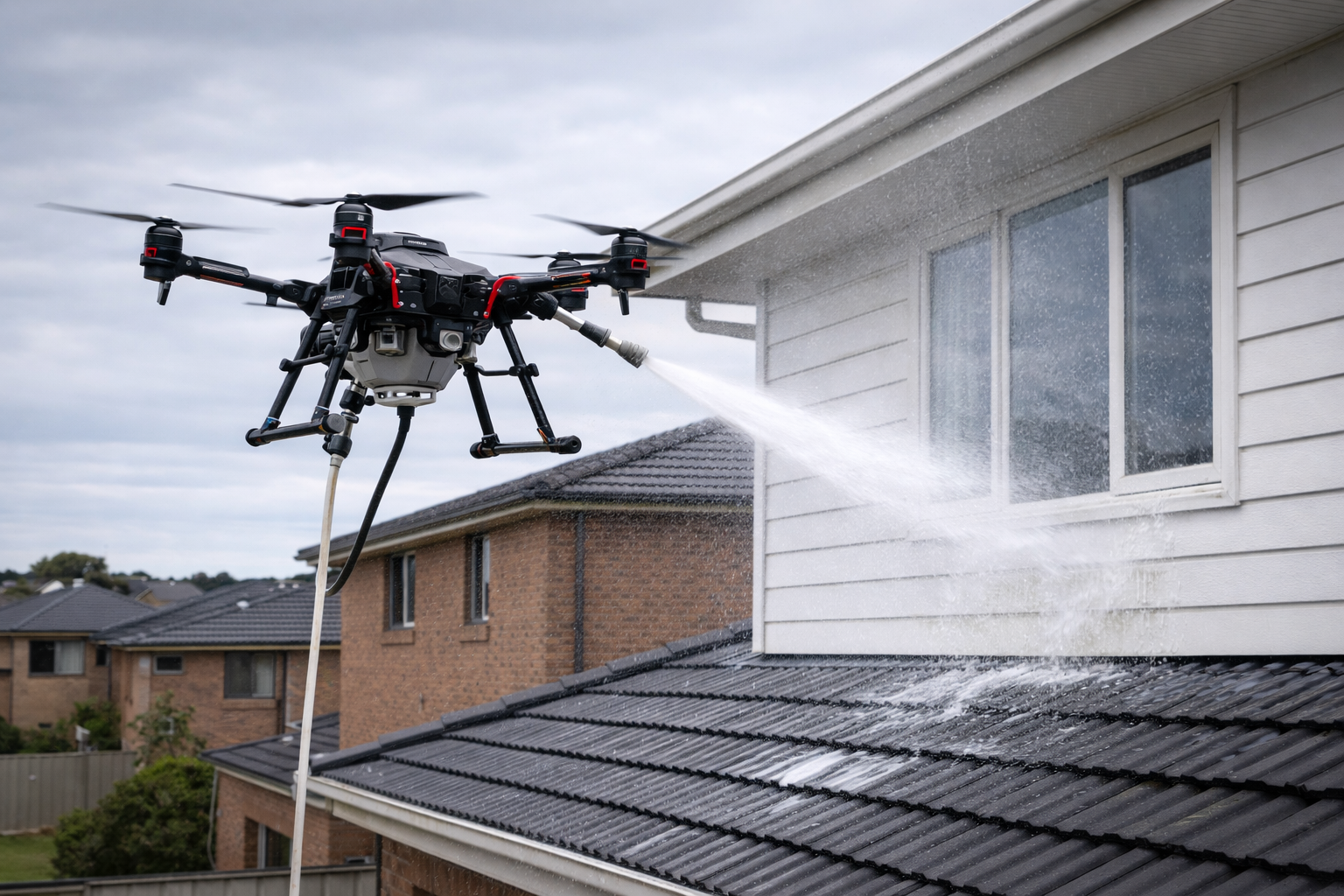 Drone cleaning image example